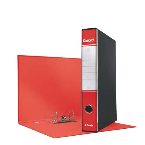 Registratore con custodia Esselte G84 Ox cm rosso - 390784160