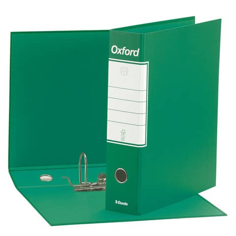 Registratore con custodia Esselte G83 Ox cm verde - 390783180