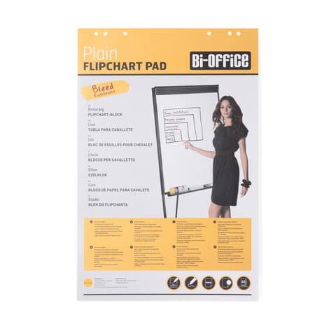 Blocco carta Bi-Office per cavalletti -  20 fogli - FL0325103