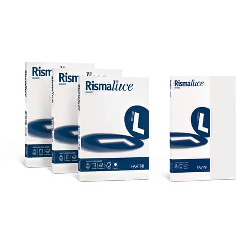 Carta per fotocopie A4 Favini Rismaluce  Risma da 300 fogli - A680304