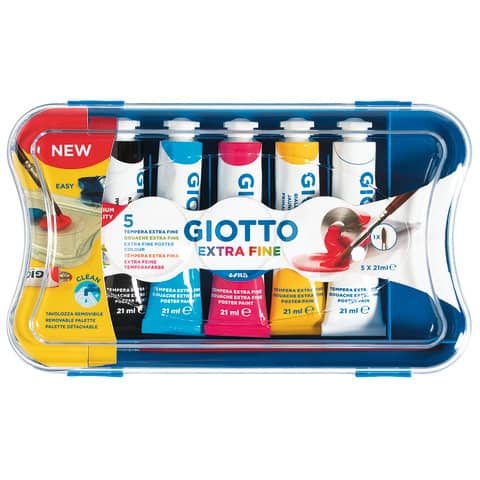 Tempere GIOTTO Extra 21 ml assortiti sca F32710000