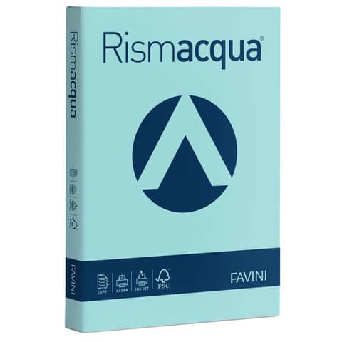 Carta colorata Favini Rismacqua colori t Risma da 125 fogli - A67T104