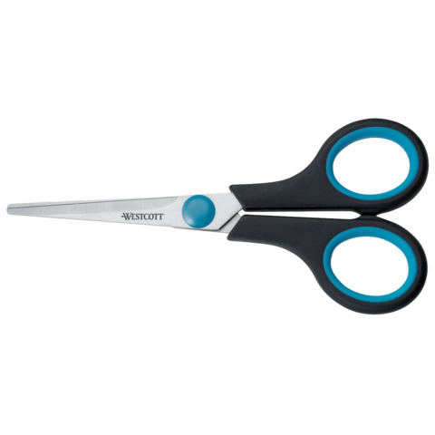 Forbici Westcott Soft Grip Easy Grip blu E-30250 00