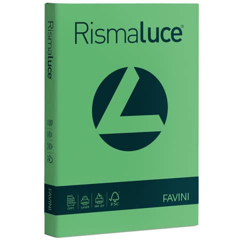 Carta colorata Favini Rismaluce colori f Risma da 125 fogli - A67D104