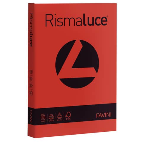 Carta colorata Favini Rismaluce colori f Risma da 125 fogli - A67C104