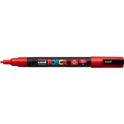 Marcatore a tempera POSCA Uni-Ball punta M PC3M R