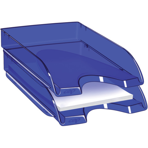 Vaschetta portacorrispondenza CepPro Hap max 450 fogli blu elettr.- 1002000721