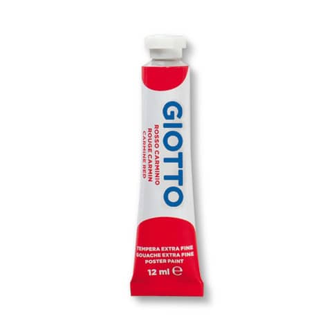 Tempera GIOTTO Extra 12 ml rosso carmini F35200900