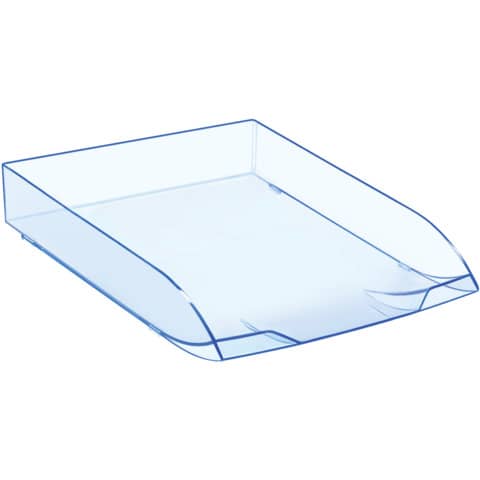 Vaschetta portacorrispondenza impilabile piedini antiscivolo ice blu 1014720741