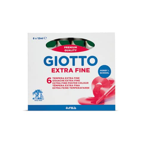 Tempera GIOTTO Extra 12 ml verde smerald F35201400