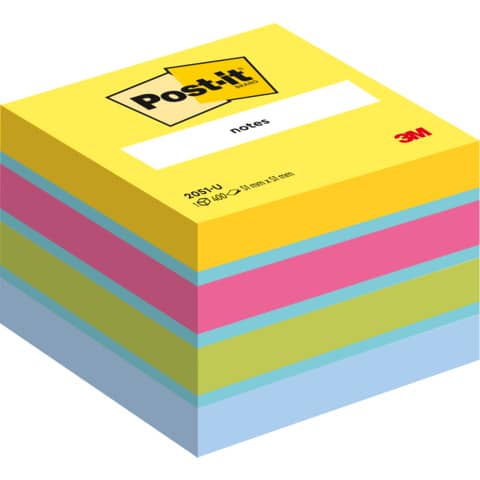 Foglietti riposizionabili colorati Post- assortiti 400 ff - 2051-U