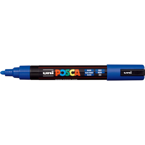 Marcatore a tempera POSCA Uni-Ball punta M PC5M B