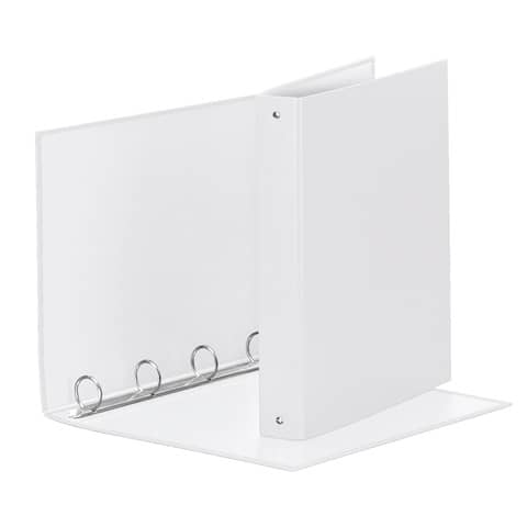 Raccoglitore Esselte Meeting a 4 anelli  bianco 22x30cm dorso 4cm - 395792904