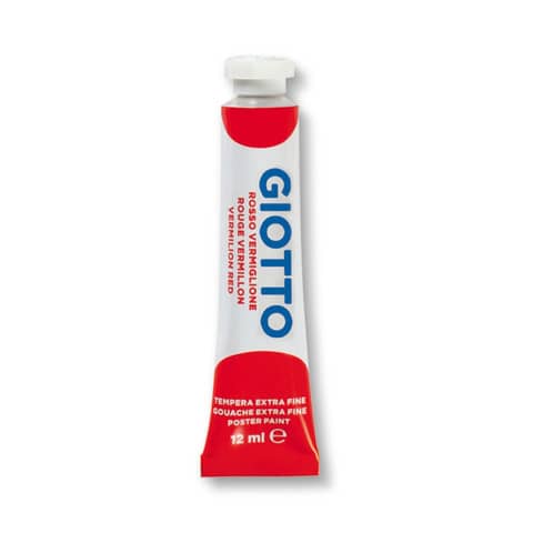Tempera GIOTTO Extra 12 ml rosso vermigl F35200700