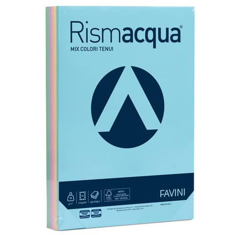 Carta colorata Favini Rismacqua colori t Risma da 300 fogli - A66X324
