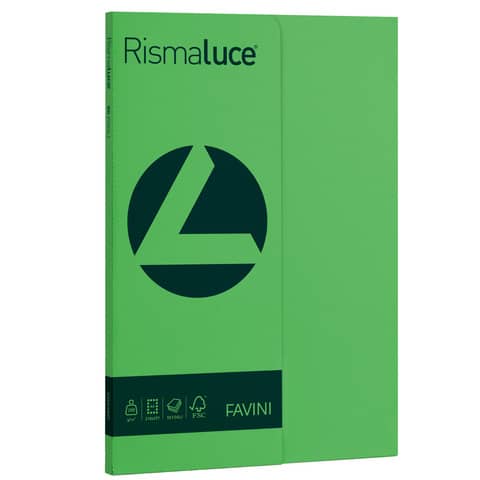 Carta colorata Favini Rismaluce colori f Risma da 50 fogli - A69D544