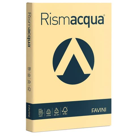 Carta colorata Favini Rismacqua colori t Risma da 125 fogli - A67R104