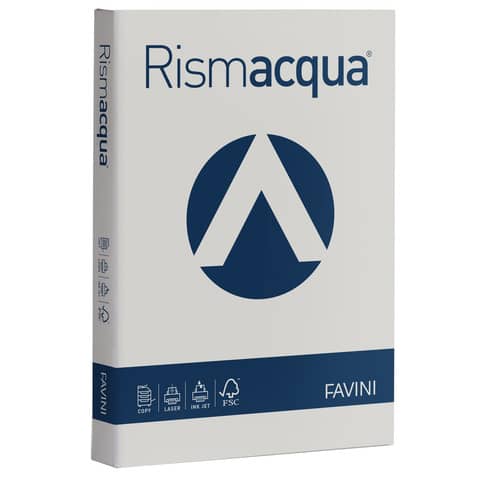 Carta colorata Favini Rismacqua colori t Risma da 125 fogli - A67U104
