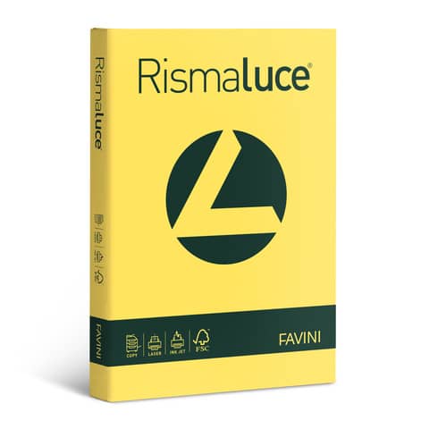 Carta colorata Favini Rismaluce colori f Risma da 200 fogli - A65B213