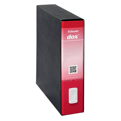 Registratore a leva DOX9 formato special trattata antimpronta rosso - 000212B1