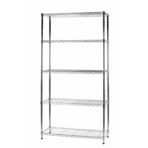 Scaffale a 5 ripiani Serena Group Archim grigio - ZN1436-5