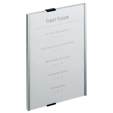 Targhe DURABLE INFO SIGN alluminio/acril metallizzato 210x297 mm - 480623