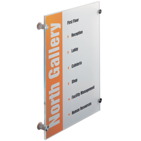 Targa DURABLE CRYSTAL SIGN acrilico tras 482619