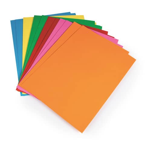 Cartellina semplice Brefiocart Color 24, rosso conf. 50 pezzi - 0205510.RO
