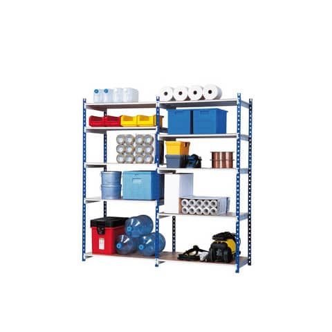 Modulo base scaffalatura Paperflow RANG' 125x34x200 cm blu - K607130