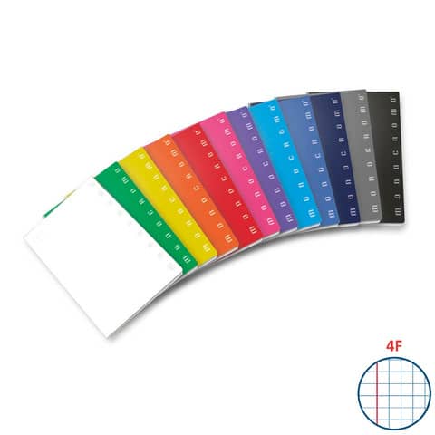 Maxi quaderno Pigna Monocromo A4 - 80 g/ 02298874F