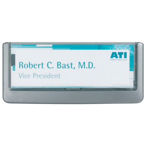 Targhe DURABLE CLICK SIGN ABS trasparent 486037