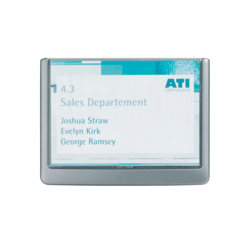 Targhe DURABLE CLICK SIGN ABS trasparent 486137
