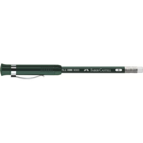 Matita con gommino Faber-Castell CASTELL con allungalapis + temperino - 119037