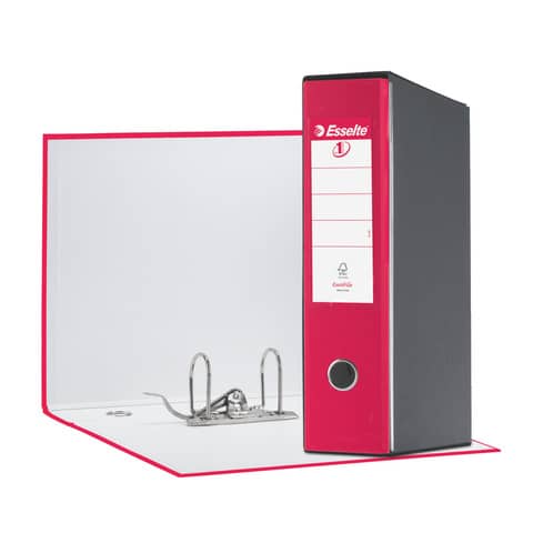 Registratore con custodia Esselte G55 Eu rivestito in PP fucsia - 390755900