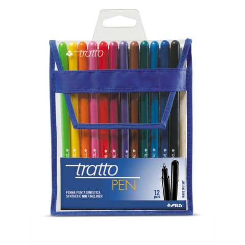 Penna a punta sintetica TRATTO Pen 2 mm  da 12 - F807700