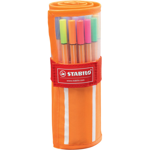 Fineliner Stabilo Point 88 0,4 mm assort rotolo da 30 - 8830-2