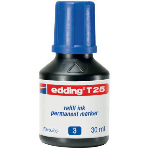 Inchiostro permanente per ricarica eddin E-T25 003