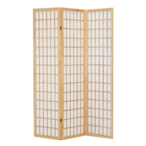 Paravento a 3 ante Serena Group in legno NY1002-3