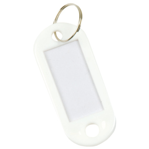 Targhetta portachiavi Q-Connect standard Confezione da 10 pezzi - KF10874