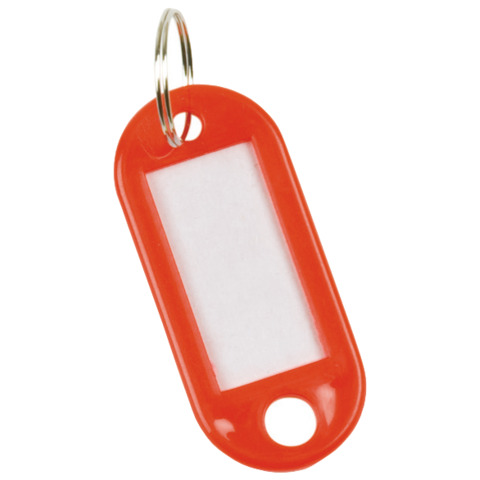 Targhetta portachiavi Q-Connect standard Confezione da 10 pezzi - KF10870
