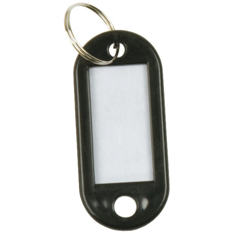 Targhetta portachiavi Q-Connect standard Confezione da 10 pezzi - KF10875