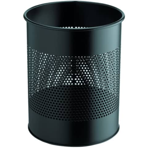 Cestino gettacarte DURABLE cilindrico co nero - 331001