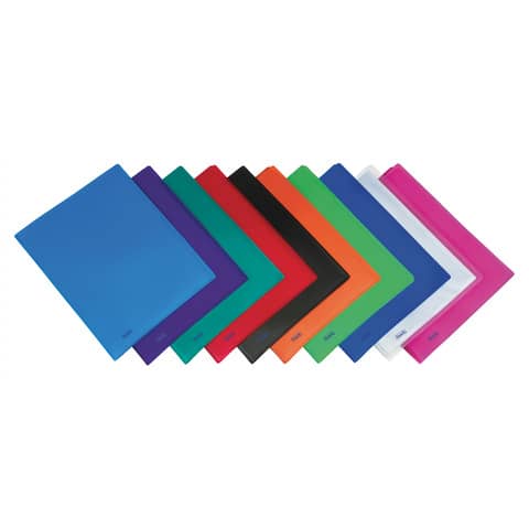 Portalistino a fogli fissi FAVORIT Svilu buste blu - 100460264