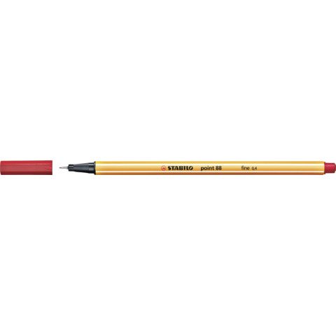 Fineliner Stabilo Point 88? 0,4 mm rosso - 88/40