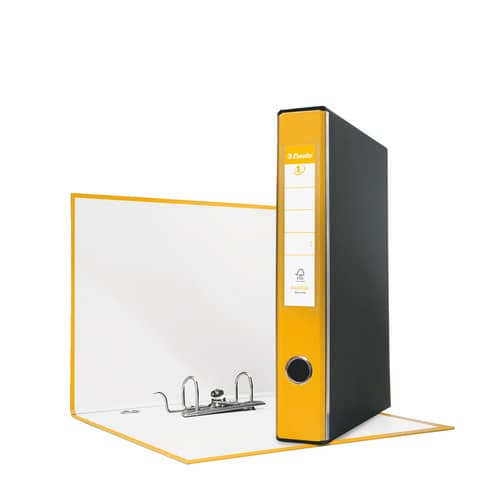 Registratore con custodia Esselte G54 Eu rivestito in PP giallo - 390754090