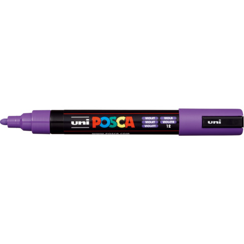 Marcatore a tempera POSCA Uni-Ball punta M PC5M VI