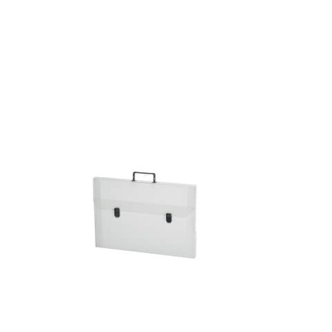 Valigetta portadisegni Favorit a due chi trasparente 52x73 cm dorso 3 cm - 10050