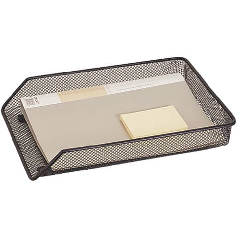 Vaschetta portadocumenti Q-Connect 35x27 frontale nero - KF00858