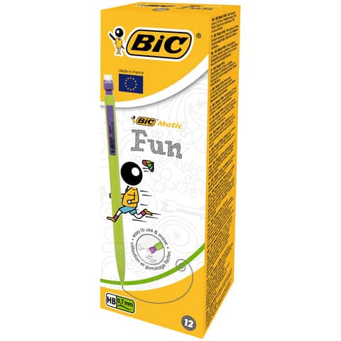 Portamine BIC Matic Fun 0,7 mm HB assort scatola da 12 - 8209602