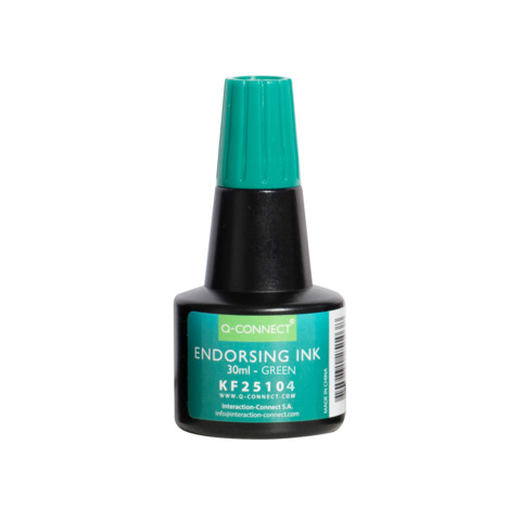 Inchiostro per timbri Q-Connect senza ol KF25104